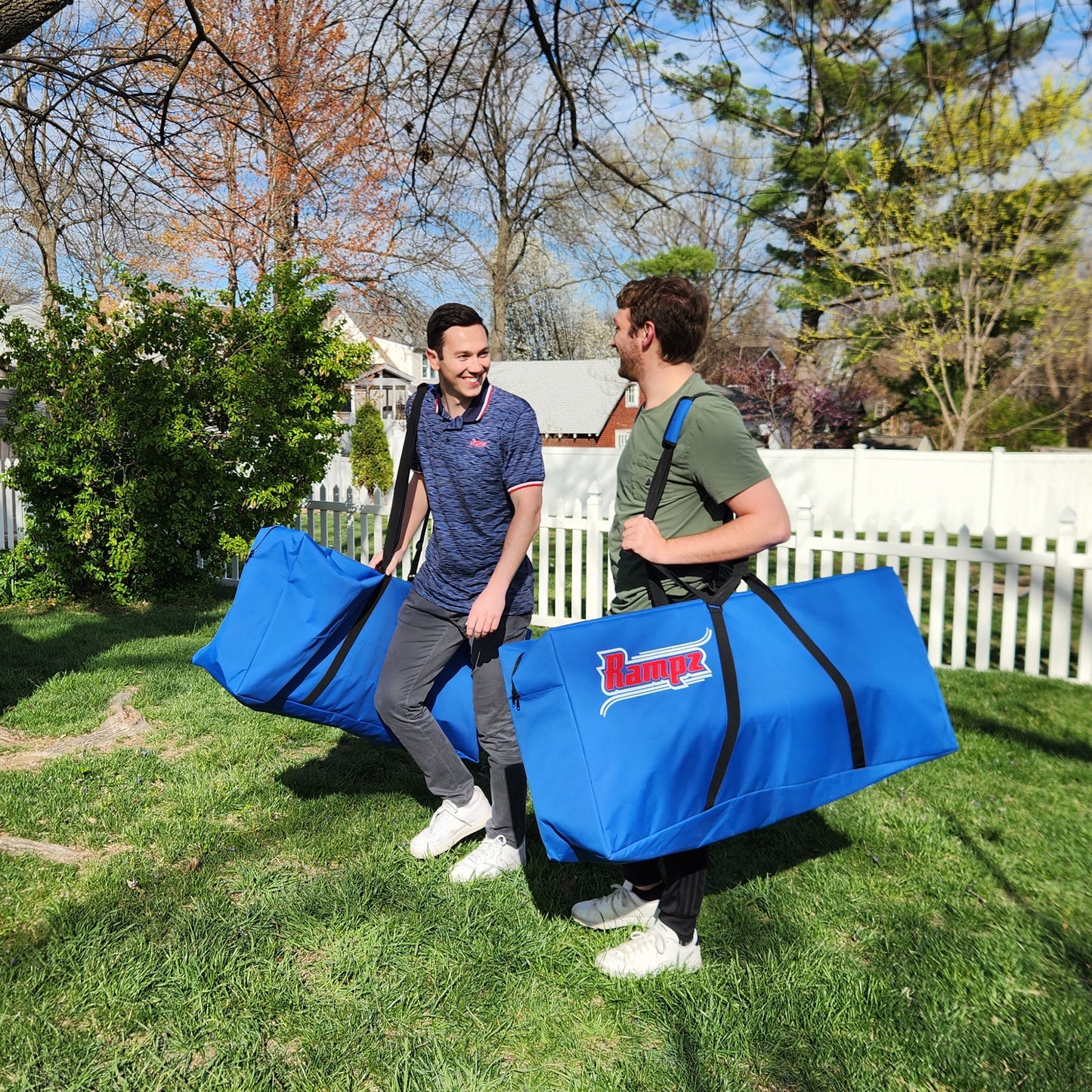 With our specially designed carrying cases and accessory bag that come included in the Rampz Game Set, transporting Rampz has never been easier. So, whether you’re heading to a family picnic, organizing a friendly tournament, or simply enjoying a sunny day outdoors, Rampz is your go-to game for fun on the go.